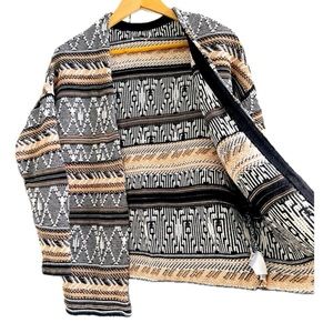 PTP-23”-Boho/Bohemian Knit Open Cardigan- Multicoloured